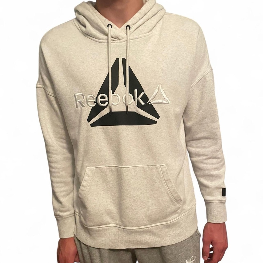 Reebok Cream Sweatshirt with Delta Logo